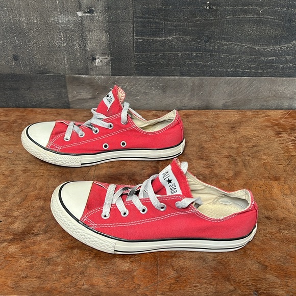 Red All Star Converse Sneakers - Picture 2 of 7